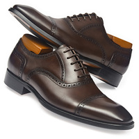 Nouvelles Chaussures de Bureau Personnalisées pour Hommes en Cuir de Vachette, Style Brogue Oxford, Chaussures de Soirée et de Mariage de Luxe pour Hommes
