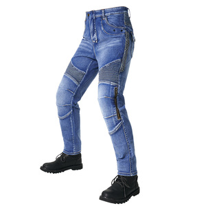 Jeans de <span class=keywords><strong>moto</strong></span> pour <span class=keywords><strong>homme</strong></span>, fabriqués directement en usine, course, Kevlar, anti-chute, haute élasticité, <span class=keywords><strong>pantalon</strong></span> décontracté d'été - Product Image 3