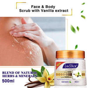 Crème glacée à la <span class=keywords><strong>vanille</strong></span> gommage corporel exfoliant élimination des boutons kératose Pilaris blanchissant café pastèque gommage en pot - Product Image 4