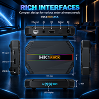 2026 HK1 RBOX X5S Smart TVBox 4K Android 14 S905Y5 4GB 32GB 64GB Dual Wifi BT Fire TV Stick Set-Top Box Android Tv Box HK1RBOX.