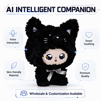 Lapin musical interactif intelligent en peluche, conversation IA, coton PP ultra doux, certifié CE CPC, cadeau pour enfants