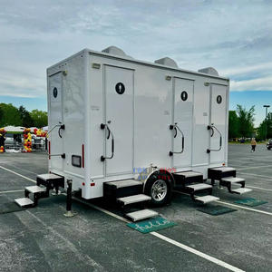 รถพ่วงห้องน้ำกลางแจ้งแบบพกพาใช้ในห้องน้ำใช้ได้ทั้ง4แบบหรูหรา - Product Image 5