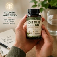 Mélange de champignons LP-6 Crinière de lion, Reishi, Queue de dinde - Double (Extrait aqueux et alcoolique) Polysaccharides UV (30%/40%/50%) Qualité alimentaire HPLC