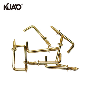 Paquete Económico de Ganchos de Tornillo Offset con Recubrimiento de Cobre, Gancho de Tornillo en L de 7/8" 2.3*22MM, 15 Piezas - Product Image 2