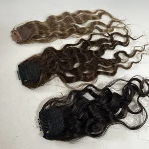 Cheveux vierges de qualité supérieure vente en gros pas cher prix frange vague naturelle cheveux humains perruque Bang faite à la machine avec frange