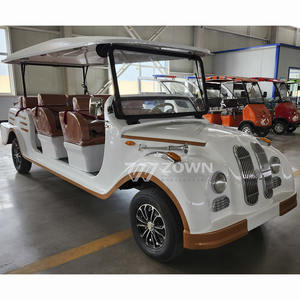 รถลากม้าไฟฟ้าคลาสสิกสำหรับขายในสหรัฐอเมริกาพร้อมแบตเตอรี่ลิเธียม4ที่นั่งและรับประกัน<span class=keywords><strong>3</strong></span>ปี - Product Image 6