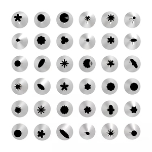 بيع بالجملة أدوات كعك على شكل مختلف 72-طرف تزيين كعك من الفولاذ المقاوم للصدأ - Product Image 3