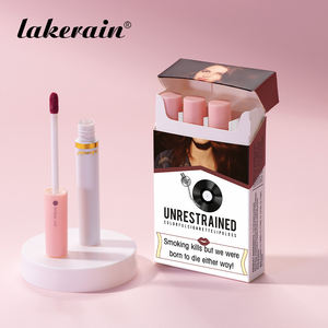 Lakerain - Juego de Maquillaje de Labios con Forma de Cigarrillo, Brillo Labial, Cosméticos Personalizados, Lápiz Labial Impermeable con Forma de Cigarrillo - Product Image 3