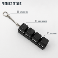 Porte-clés anti-stress tendance avec capuchon de clavier personnalisé, jouet clicker, logo personnalisé pour l'approvisionnement de marchandises en ligne