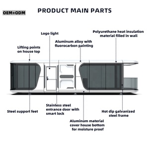 Upgraded 40-Foot <b>Container</b> House for Supermarket Living Room Use Modern Design Environmentally Friendly Sturdy Living/Office OEM - Product Image 5