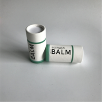 100% emballage recyclable biodégradable en carton Push Up déodorant bâton conteneurs blanc noir brun Kraft baume à lèvres papier Tube