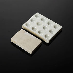 JTM0008 Lab deneysel sarf malzemeleri titrasyon ve kolorimetri deneyi için 12 delikli porselen lekelenme seramik reaksiyon plakası - Product Image 4