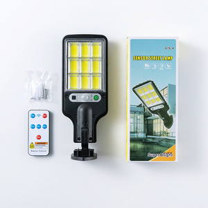LED Solar Street Lamp 12V <b>Remote</b> <b>Control</b> <b>Wall</b> Mount Outdoor Garden <b>Light</b> - Product Image 1