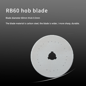 Olfa Ideaal Voor Grote Projecten Fleecewolleer 60Mm RTY-3/Dx Ergonomische Roterende Snijder - Product Image 4