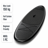 Vente en gros de planches de paddle SUP en fibre de carbone intégrale, polyvalentes, 150 kg, adaptées aux débutants, unisexes, logo personnalisé OEM, fabrication en usine