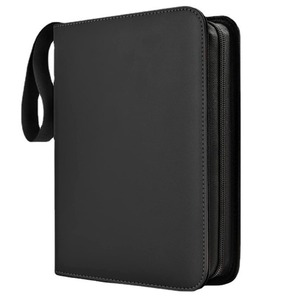 <span class=keywords><strong>Album</strong></span> <span class=keywords><strong>de</strong></span> cartes en PU imperméable avec fermeture éclair, design à 4 fentes, capacité <span class=keywords><strong>de</strong></span> 400 cartes, idéal <span class=keywords><strong>pour</strong></span> les collectionneurs et les joueurs, style professionnel durable - Product Image 1