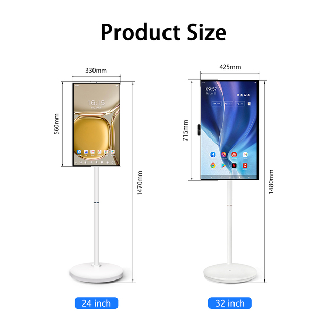 21.5/24/32 Inch In-Cell Touch Interactive Smart TV With 1920*1080 IPS Touch Screen Build in Battery Digital Signage Displays
