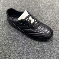 Nouvelles Chaussures de Sport Décontractées Multifonctionnelles en Cuir Véritable pour Hommes, Modèle Automne, avec Lacets Respirants Élégants et Semelle en PU Noire