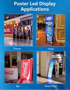 Xách tay p2.5 LED Poster màn hình 640x1920 mét kỹ thuật số LED Chào mừng hiển thị cho thang máy nội thất Video hiển thị ứng dụng - Product Image 4