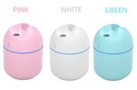 Humidificateur ultrasonique portable USB 250 ml pour voiture, diffuseur de brume froide avec veilleuse LED pour maison, bureau, hôtel