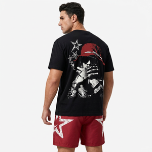 Nuevo Conjunto Deportivo Informal de Verano para Hombre, Transpirable, de Secado Rápido, Estilo Vintage, de Dos Piezas, Camiseta y Pantalones Cortos - Product Image 4