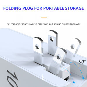 PD100W nitreto de gálio carregamento rápido do telefone móvel e carregador portátil 100W potência de saída com proteção OVP - Product Image 3