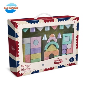 Eco Friendly Educational Wheat Straw <strong>Building</strong> <strong>Block</strong> Sets Toys Wheat Straw Baby <strong>Block</strong> - Product Image 6