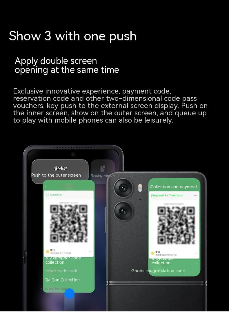 Original OPPO Find N2 Flip 5G Fold Phone 6.8Inch 120HZ Dimensity 9000+ 44W SUPERVOOC 4300mAh Battery NFC OTG ColorOS 13 Dual Sim