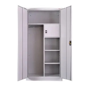 优质耐用客厅金属家具现代设计钢制隔断衣柜衣柜