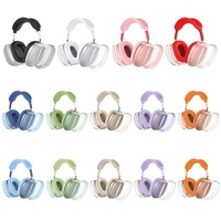 Coque en silicone 4 en 1 pour AirPods Max, ensemble de protections pour écouteurs, bandeau et coussinets, accessoires de protection anti-rayures