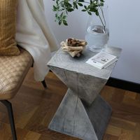 Mobilier d'hôtel espace public petits tabourets carrés Table de chambre hall d'hôtel Table basse Art présentoir salles à manger chaise