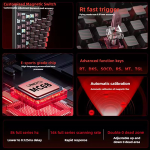 Teclado Mecánico MC68 Ultra Topográfico con Interruptores Magnéticos, Teclado para Juegos con Cable, 0.01mmRT, 8Khz, Baja Latencia - Product Image 3