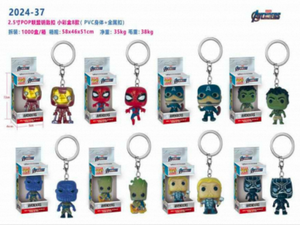 พวงกุญแจฟังโก้ สไปเดอร์แมน ภาพยนตร์อเวนเจอร์ส MCHSK43 ของเล่นตุ๊กตาการ์ตูนพลาสติก - Product Image 3
