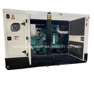 120 kw 150 kva leise dieselgeneratoren schallgedämpfter generator für heimgebrauch