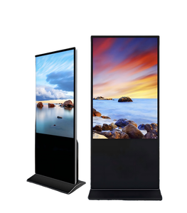 หน้าจอโฆษณาแบบตั้งพื้น ขนาด 43/50/55/65/75/85 นิ้ว LCD อินฟราเรดระบบสัมผัส สมาร์ทดิจิทัลไซเนจ CE FCC พร้อมระบบจัดการระยะไกล - Product Image 1