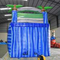 Perosotan Air Tiup ADS dengan Kolam Biru Blue Crush untuk Penggunaan di Halaman & Dalam Ruangan, Kesenangan Musim Panas, Bahan PVC, Garansi 2 Tahun, Model ADS-ISAP81