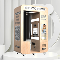 Nuevo Diseño Estilo Coreano, Cabina de Fotos Digital Integrada Desmontable, Fácil de Montar, Todo en Uno, para Marketing, Publicidad y Fotografía