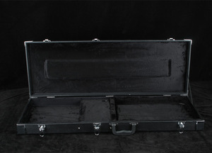 Étui rigide universel rectangulaire pour guitare électrique, en bois, compatible avec les guitares électriques de type ST TL, avec compartiment. - Product Image 4