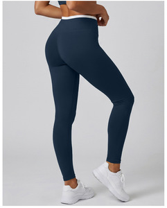 Nouveau style <span class=keywords><strong>Pantalon</strong></span> de sport pour <span class=keywords><strong>femme</strong></span>, <span class=keywords><strong>taille</strong></span> haute, coupe ajustée, effet push-up, pour fitness, course, entraînement et yoga - Product Image 5