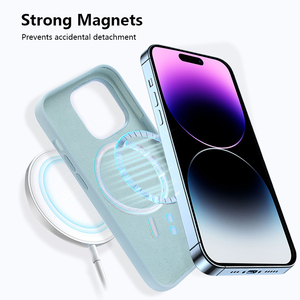 Custodia magnetica antiurto in <span class=keywords><strong>Silicone</strong></span> per <span class=keywords><strong>iPhone</strong></span> 14 13 <span class=keywords><strong>12</strong></span> 11 - Product Image 2