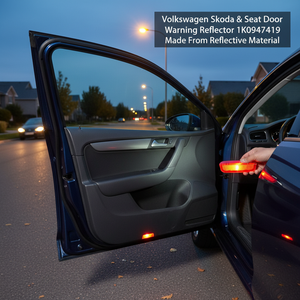 Reflector de Advertencia para Puerta de Volkswagen, Skoda y Seat 1K0947419, Hecho de Material Reflectante - Product Image 3