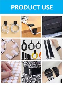 Rouleau de bande auto-agrippante en nylon pour accessoires vestimentaires, taille personnalisable, prix de gros pour fixation de canapé, couture de vêtements, bricolage - Product Image 4