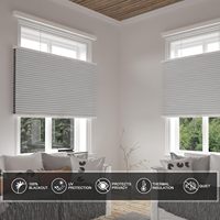 Stores alvéolaires occultants modernes noirs en tissu durable Fortune Wholesale pour fenêtres