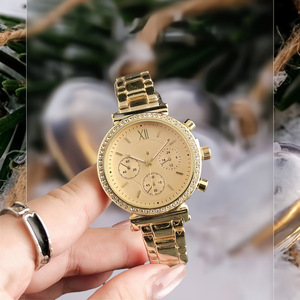 Reloj de cuarzo mecánico de acero inoxidable para mujer de calidad, esfera de cristal resistente al agua de lujo, ventana de silicona/banda de plástico, regalo de fiesta - Product Image 5