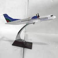 Modelo de Avión de Resina Fundida a Presión a Escala 1/100 de 27 cm de US-Bangla Airlines ATR 72-600 con Hélice