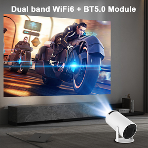 โปรเจคเตอร์ HY300pro รุ่นใหม่ล่าสุด 4K Android 14 สมาร์ทมินิพกพา LED LCD 720P 290 ลูเมนส์ สำหรับใช้ในบ้าน - Product Image 3