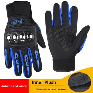 نصف إصبع للرجال في الصيف من الفولاذ المقاوم للصدأ مضاد للسقوط قشرة صلبة تكتيكية للدراجات النارية في الهواء الطلق قوات خاصة - Product Image 4