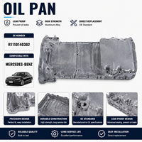 Coppa dell'Olio Motore Superiore per Mercedes-Benz, Codice OE R111014030, Design Ottimizzato per il Flusso, con Deflettori per la Stabilità, in Alluminio Pressofuso Resistente