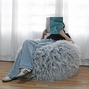 Yiyuan moderne japonais minimaliste pouf canapé-lit pour adultes Style européen rempli pouf avec éponge écrasée pour salon - Product Image 4