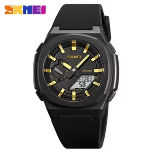 SKMEI2091中国工場カスタマイズ耐衝撃性男性腕時計デュアルタイムLEDアナログ防水デジタルスポーツウォッチ